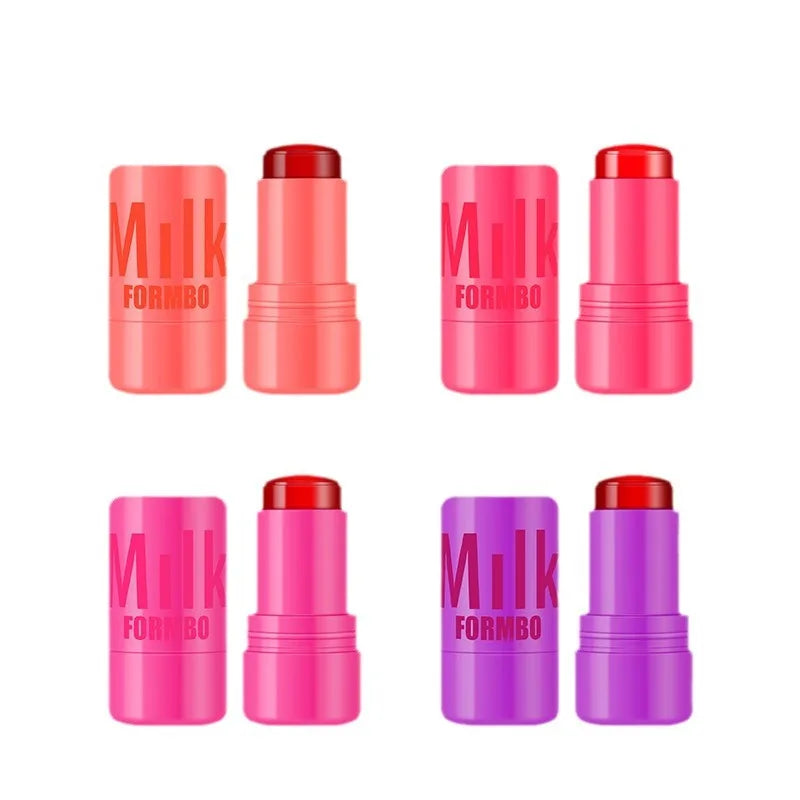 Original Milk Makeup Blush Stick Lip Tinted Cooling Water Jelly Tint Jelly Blush Stick Watercolor Multi-Use Matte Blush Makeup