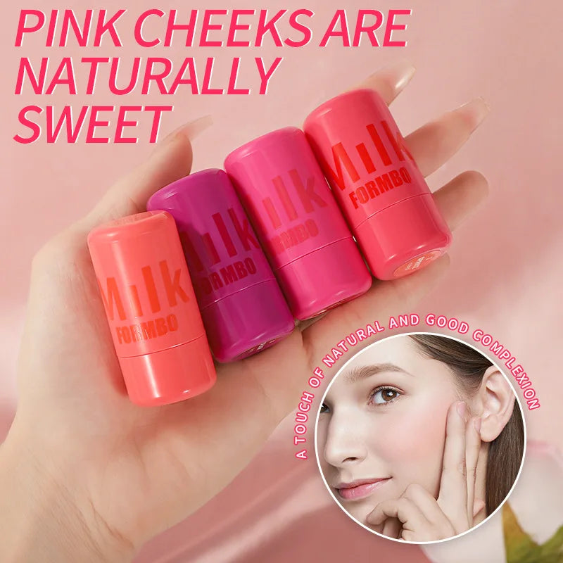 Original Milk Makeup Blush Stick Lip Tinted Cooling Water Jelly Tint Jelly Blush Stick Watercolor Multi-Use Matte Blush Makeup